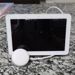 Google Nest Hub Smart Home Display with Voice Assistant - White